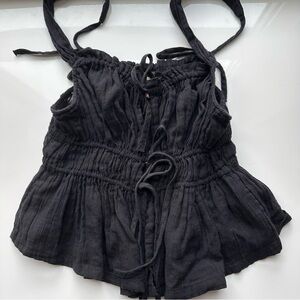 Black Free People Tank Blouse